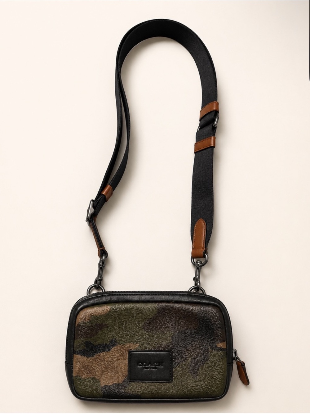 Coach Gotham C6774 Phone Crossbody Bag Camo Signature Canvas
